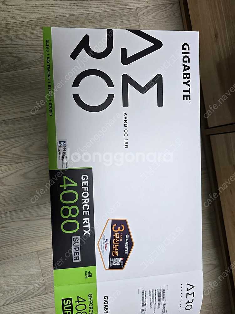 기가바이트 rtx4080super 에어로 그래픽카드 판...--0