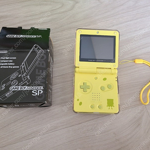 GBA SP 스펀지밥 에디션 팝니다.