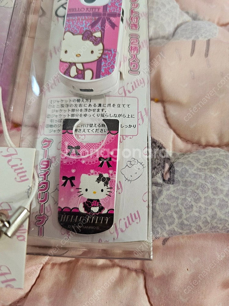 고전키티휴대폰클리너휴대용클리너챠미마이멜로디 옷찍찍이클리...--2