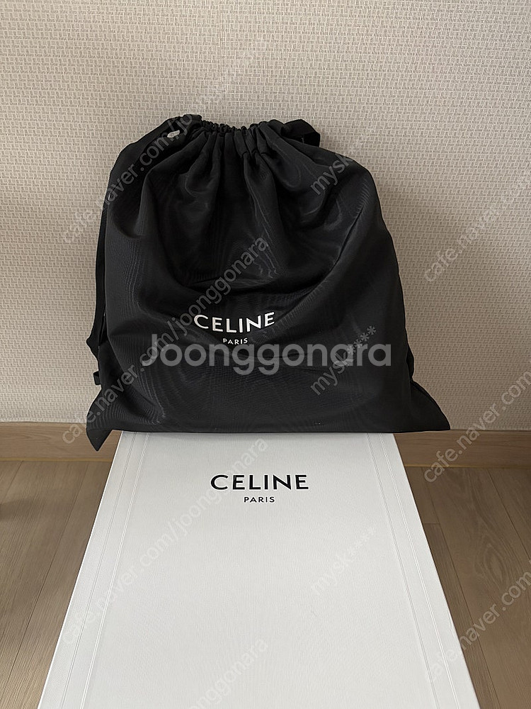 정품)셀린느 트리오페 버킷백 미디움--0