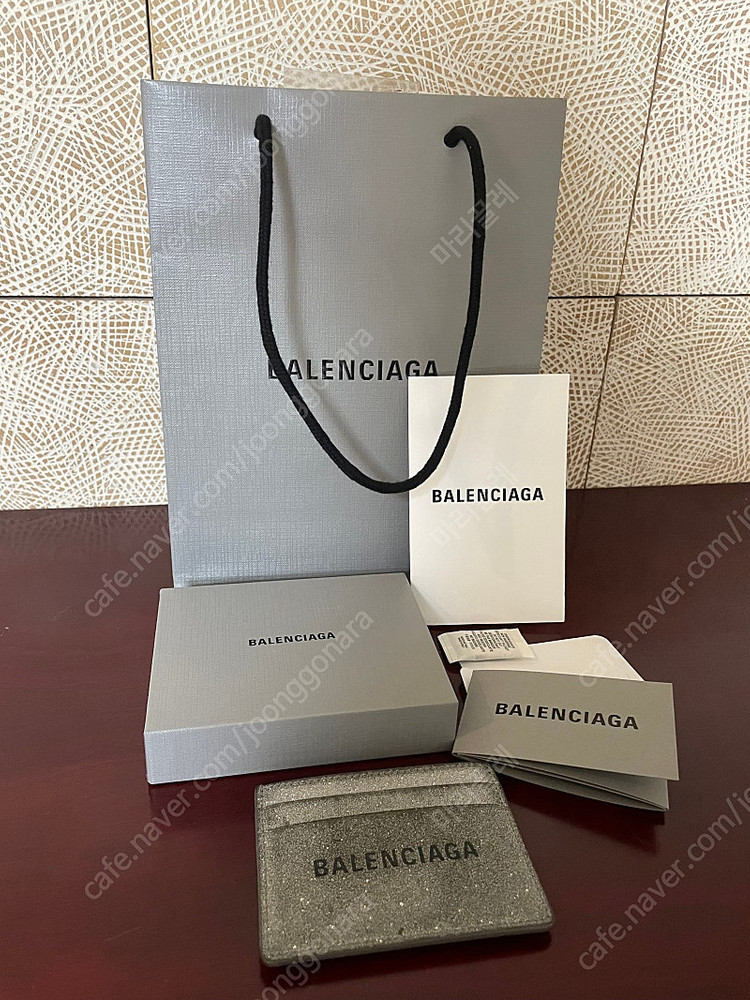 발렌시아가 글리터 카드지갑 (정품)--1