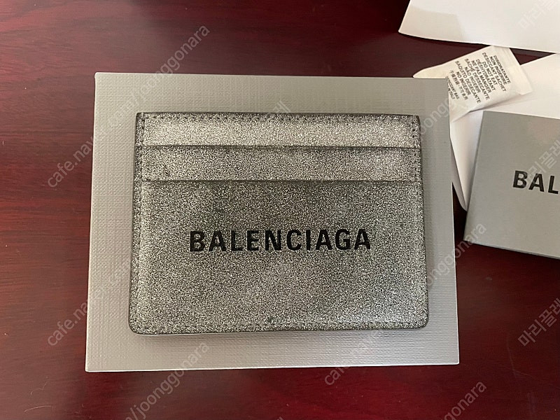 발렌시아가 글리터 카드지갑 (정품)--2