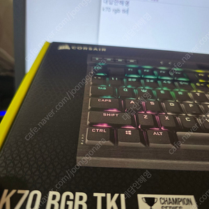 커세어 k70 rgb tkl 적축 미개봉 판매