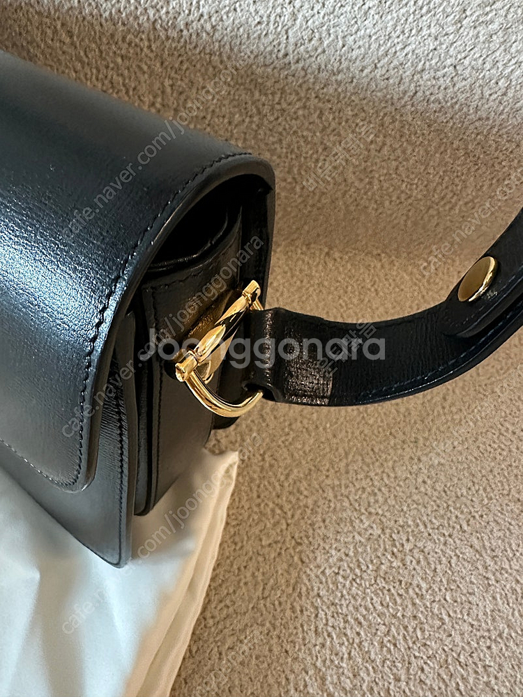 구찌 홀스빗 1955 레더 숄더백 크로스백--2