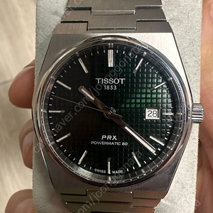 티쏘 prx 40mm 오토 녹판 판매합니다~~~~