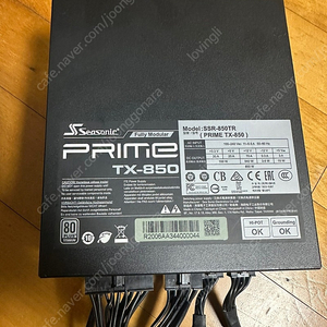 시소닉 PRIME Ultra 티타늄 SSR-850TR Full Modular / AS 7년남음 / 80 PLUS 플래티넘 파워서플라이