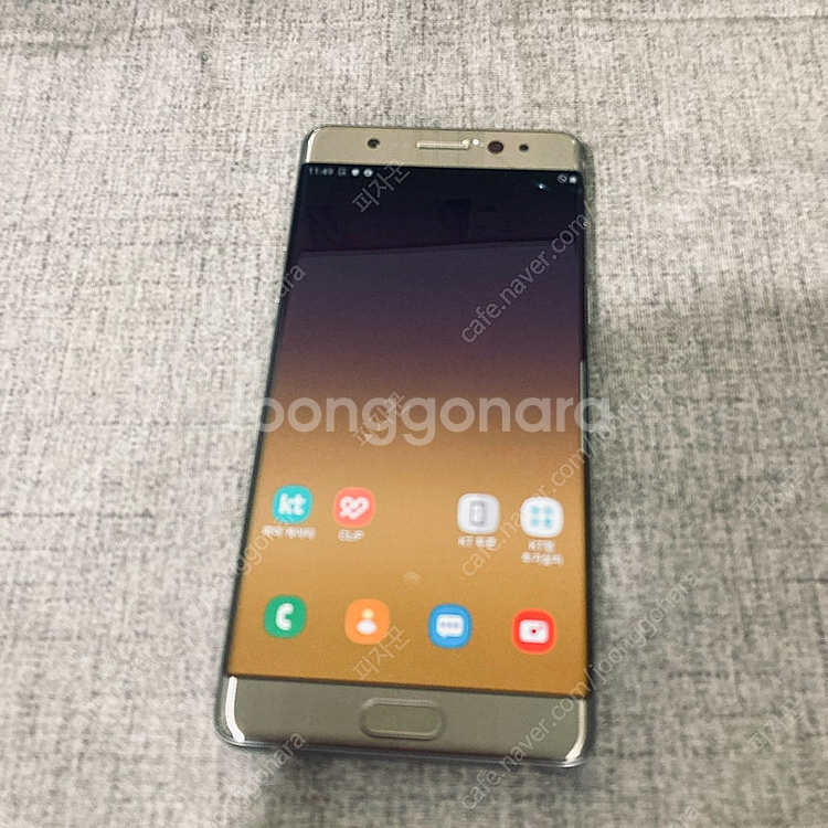 갤럭시 노트FE 골드 64G 무잔상 3만5천원 판매합니...--0