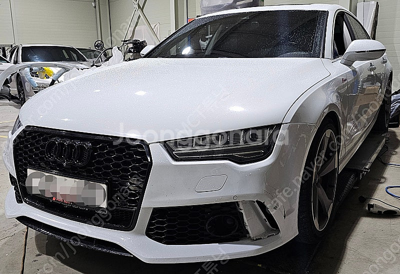 아우디 AUDI A7 후기형 전용 RS7 프론트 범퍼 ...--4