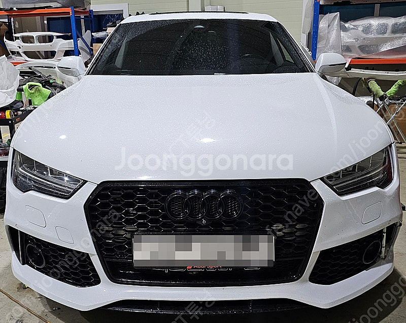 아우디 AUDI A7 후기형 전용 RS7 프론트 범퍼 ...--5