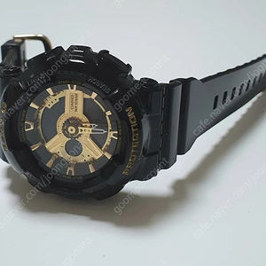 카시오 지샥 베이비지 G-SHOCK BABY-G: BA-110X-1A 흑금 손목 시계