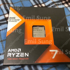 AMD 7800X3D CPU 국내 정품 판매 합니다