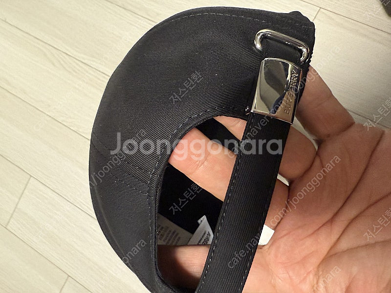 버버리 모노그램 모티브 캡 정품--2