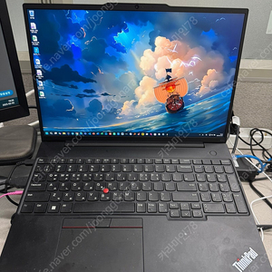 싱크패드 e16 gen1 AMD, 7530u, 램/40기가, SSD/256/1테라, 액정 400nit 교체, 65w 충전기