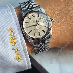 [정품] 롤렉스 데이저스트 36 린넨 보카시다이얼 올제치 소장용 (Rolex Datejust Linen Dial Vintage)