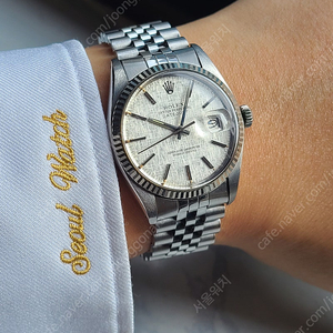 [정품] 롤렉스 데이저스트 36 린넨 보카시다이얼 올제치 소장용 (Rolex Datejust Linen Dial Vintage)