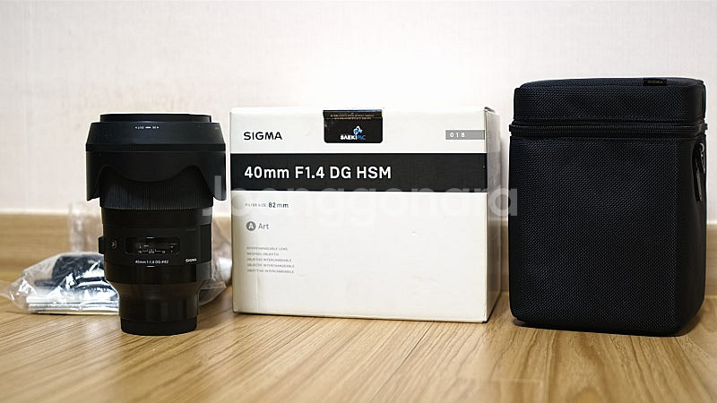 시그마 아트 40mm f1.4 소니마운트--0
