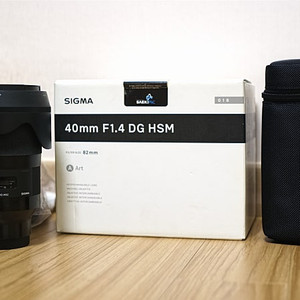 시그마 아트 40mm f1.4 소니마운트