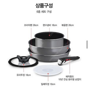 전주)테팔 냄비세트 가스렌지 전기렌지 하이라이트 모두가 하나로 가능 새제품 티타늄코팅