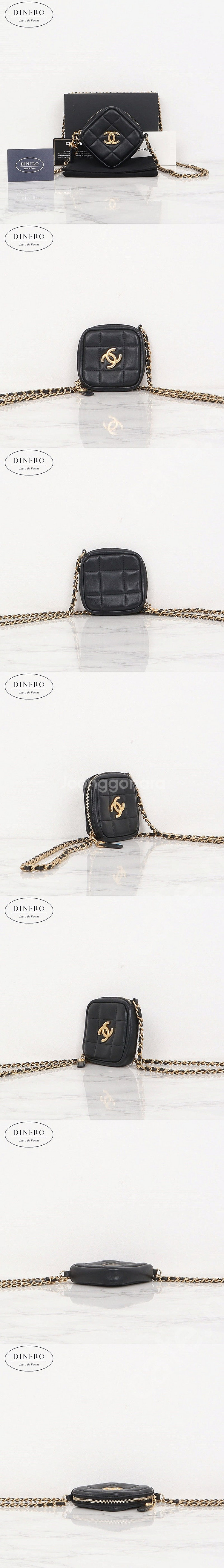 [부산중고명품 디넬로] 샤넬 다이아몬드 체인 미니 크로스백 AP1926--2