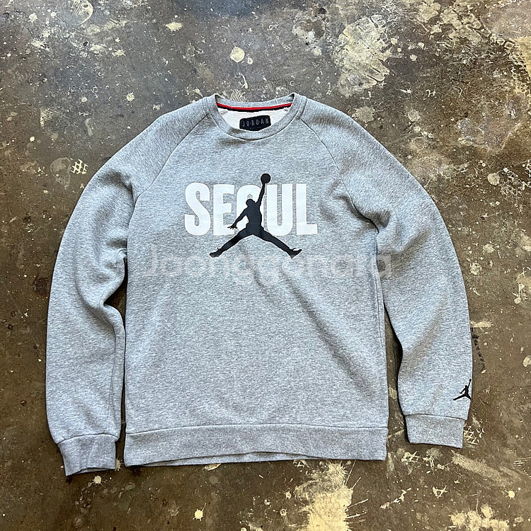 S) 나이키 조던 서울 맨투맨 티셔츠 맨투맨티--1