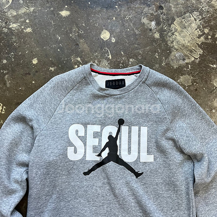 S) 나이키 조던 서울 맨투맨 티셔츠 맨투맨티--2
