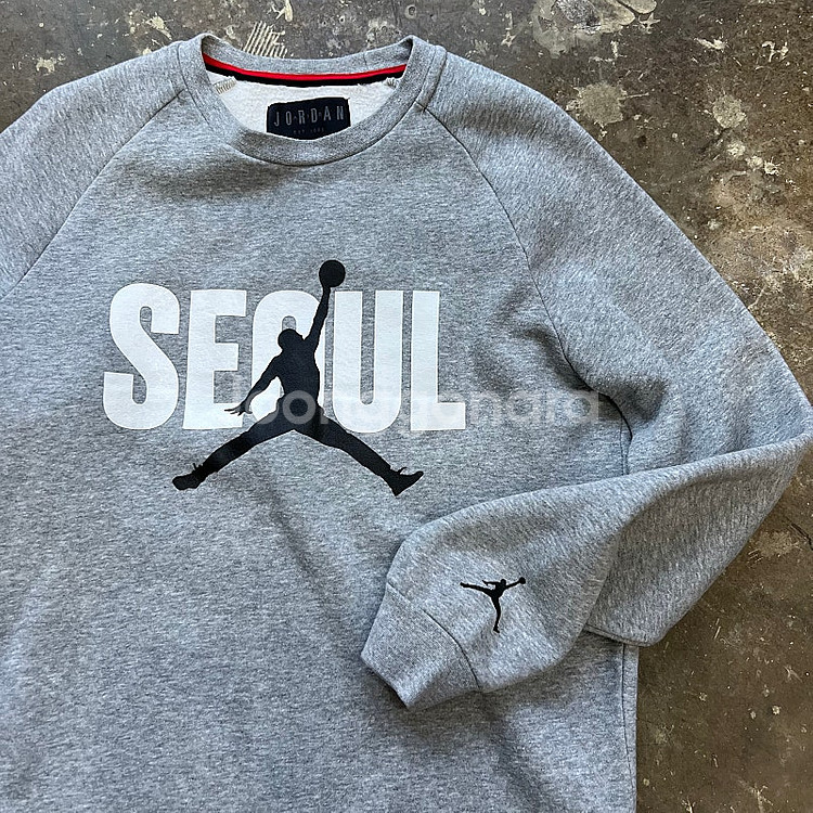 S) 나이키 조던 서울 맨투맨 티셔츠 맨투맨티--3