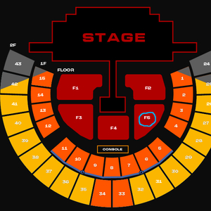 2025 2NE1(투애니원) CONCERT ENCORE IN SEOUL 4월 13일 일요일 오후 5시 Floor F5구역 8열 단석