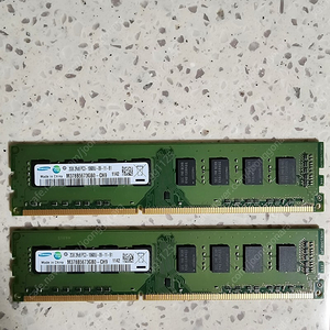 삼성 메모리 램 2rx8 pc3-10600u-09-11-b1 2개 일괄