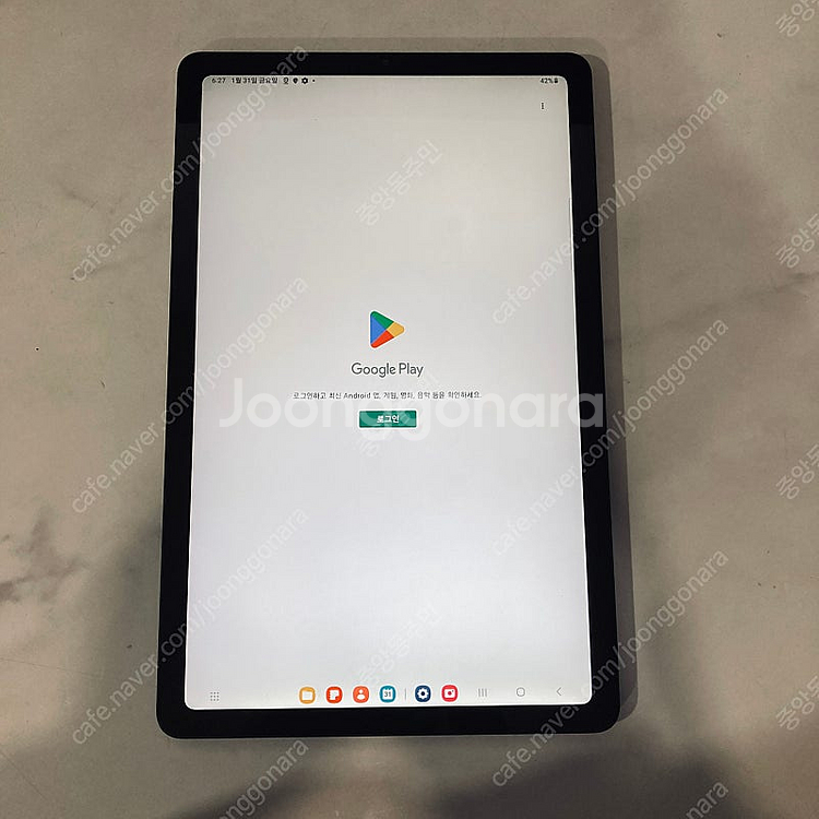 갤럭시 탭S6LITE 블랙 128기가 WIFI 완전깨끗...--5