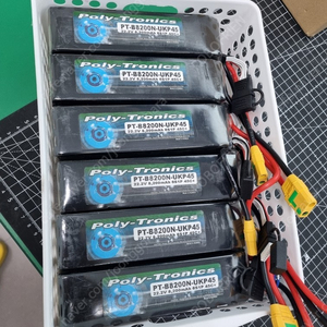 폴리트로닉스 배터리 8200mah 22.2v pt-b8200n-ukp45 6개