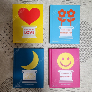 My art book of HAPPIENESS, SLEEP, LOVE, FRIENDSHIP 아트북시리즈 원서 보드북 총 4권 개봉만한 새책 택포5만