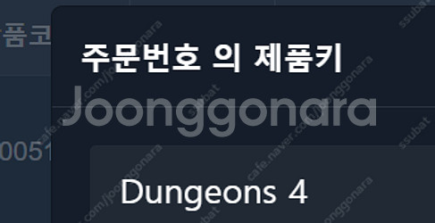 던전스4 스팀키 팝니다--0