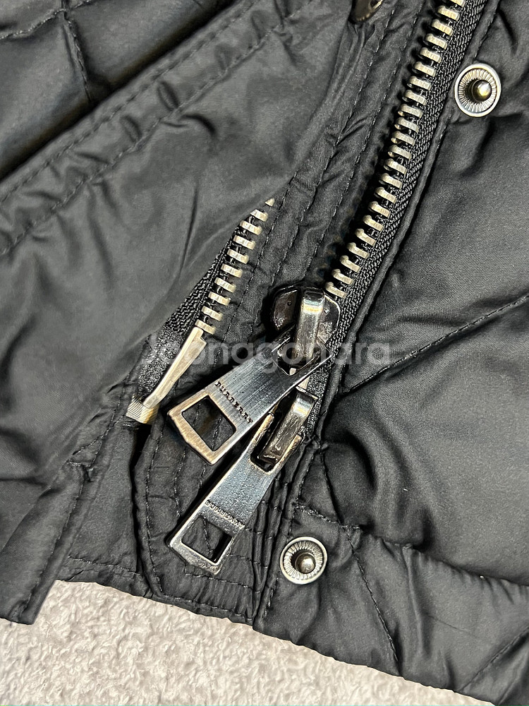 44/55 버버리 브릿 블랙 퀼팅 롱패딩--1