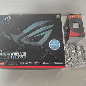 라이젠 5900X+ ASUS DARKHERO X570 + G.SKILL TRIZDENTZ RGB 8*4 32G