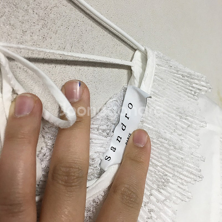 SANDRO 산드로 레이스 블라우스 1--1