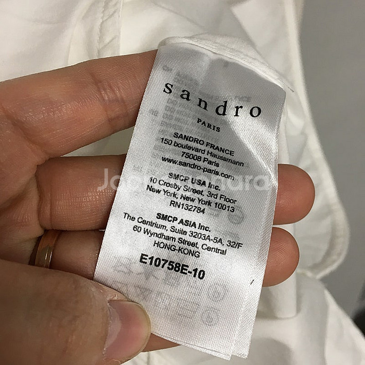 SANDRO 산드로 레이스 블라우스 1--2