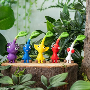 PIKMIN 피크민 바쓰밤 (입욕제) Vol.1 (빨강, 파랑, 노랑, 보라, 하양피규어 랜덤) Vol.2 (바위, 날개, 얼음, 반짝, 옷칭)