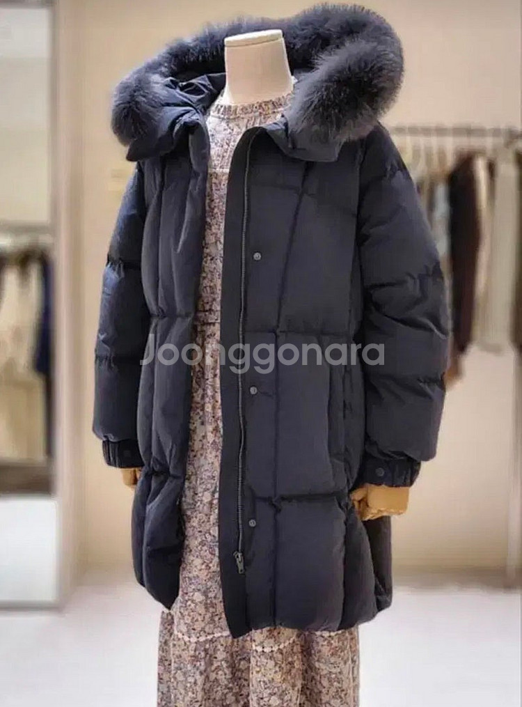 써스데이아일랜드 22fw 다운 롱패딩 S--0