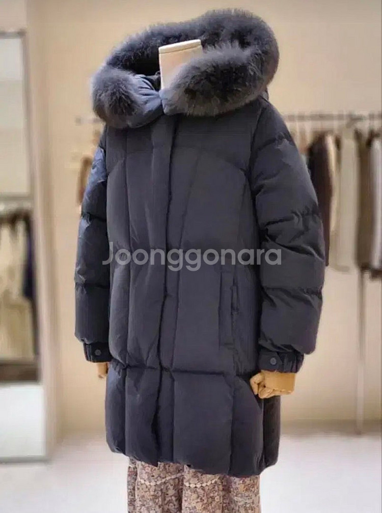 써스데이아일랜드 22fw 다운 롱패딩 S--1