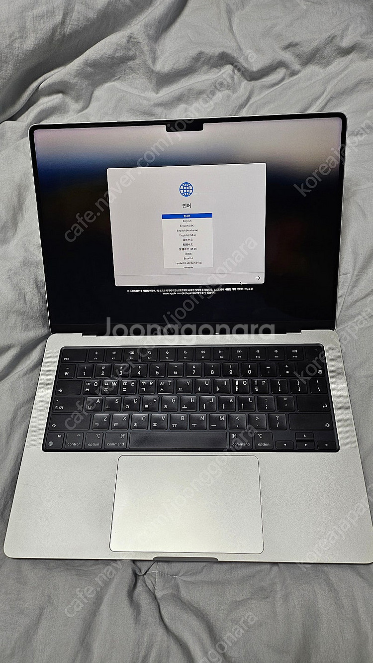 (박스) 애플 맥북프로 14인치 ssd512 램16--2