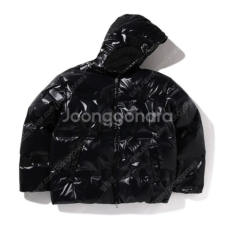 베이프 패딩 bape 디보싱 멀티 로고 나일론 샤크 풀...--0