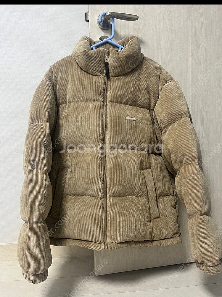 커버낫 코듀로이 숏 푸퍼 패딩--3