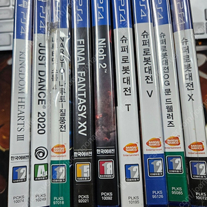 PS4 게임 정리합니다. 슈로대 파판 나루토 인왕