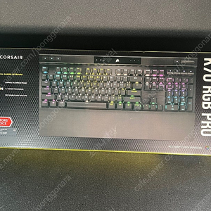 커세어 K70 RGB PRO 저소음적축 정발 미개봉