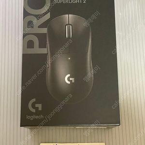 지슈라2 블랙 G PRO X SUPERLIGHT 2 마우스(미개봉/로지텍코리아정품)