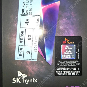 SK하이닉스 Platinum P41 M.2 NVMe (1TB) 125000원