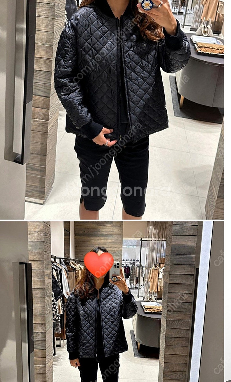 23FW 막스마라 MAYA 마야 숏 패딩 봄버 재킷--3