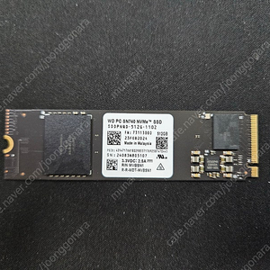 WD PC SN740 nvme ssd 512G