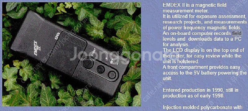 LINDA Measurement System EMDEX...--3