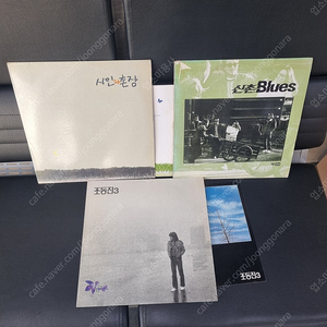 시인과 촌장 3집,신촌블루스 1집,조동진 3집 LP.